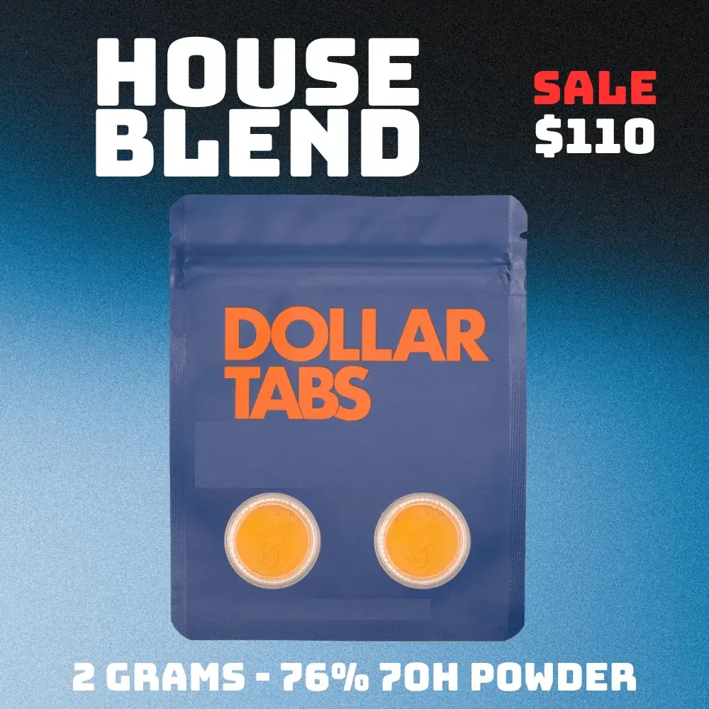 76% 7OH Powder – HOUSE BLEND – 2 Gram Bundle